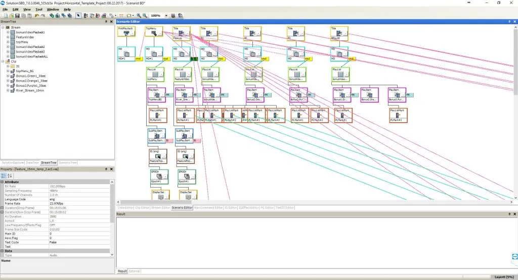 Scenarist BD interface